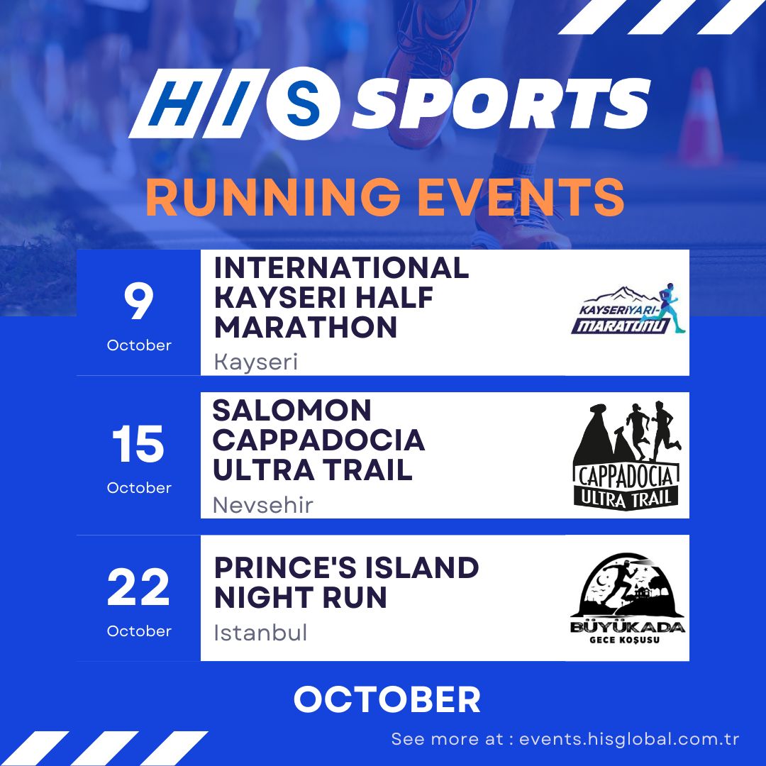 H.I.S. Sports News - Running events on the second and third weekends of October.
